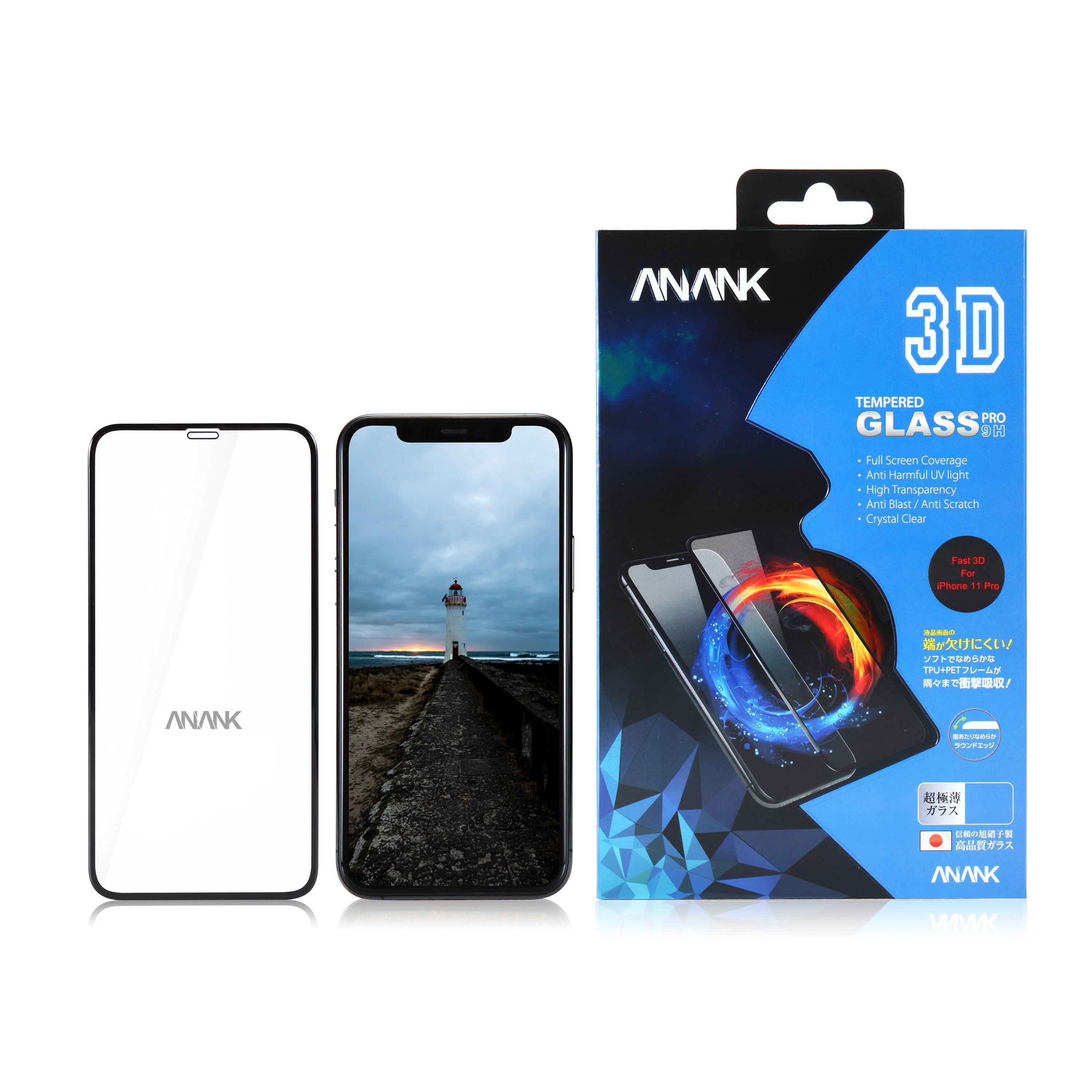 Anank IPhone XS Max and 11 Pro Max Glass 3D Full Screen Anank IPhone XS Max and 11 Pro Max Glass 3D Full Screen